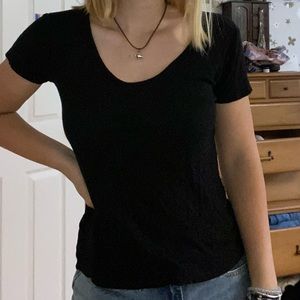 John Galt Brandy Melville Black Tee